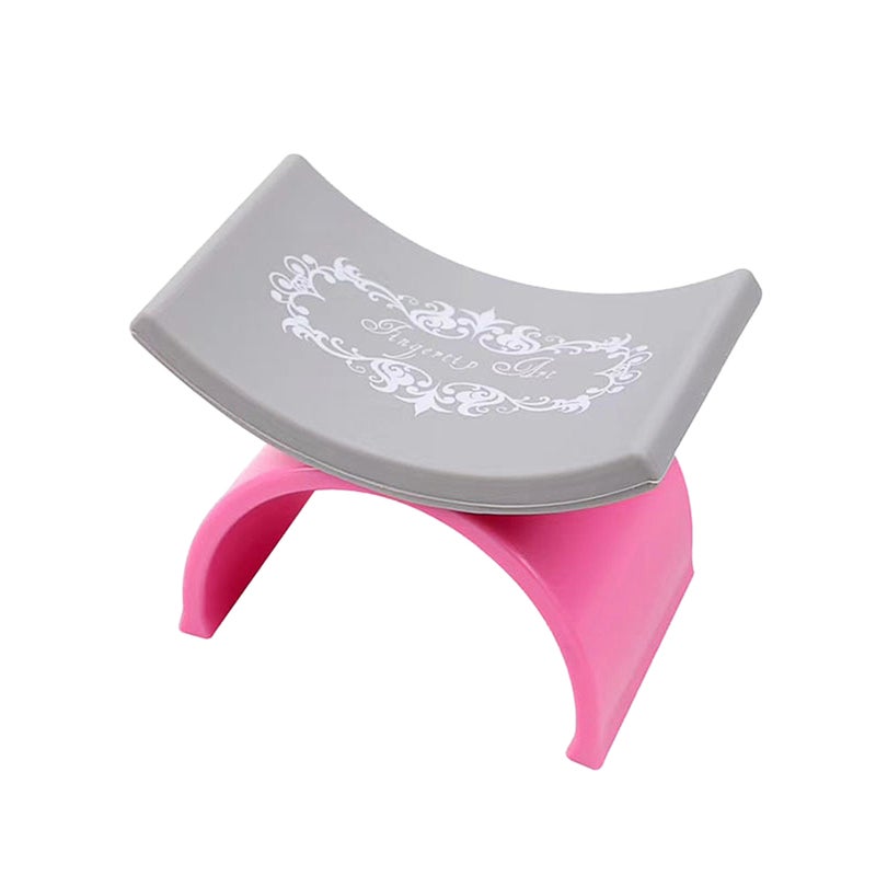 Professional Nail Arm Rest Pillow Holder Pink/Grey