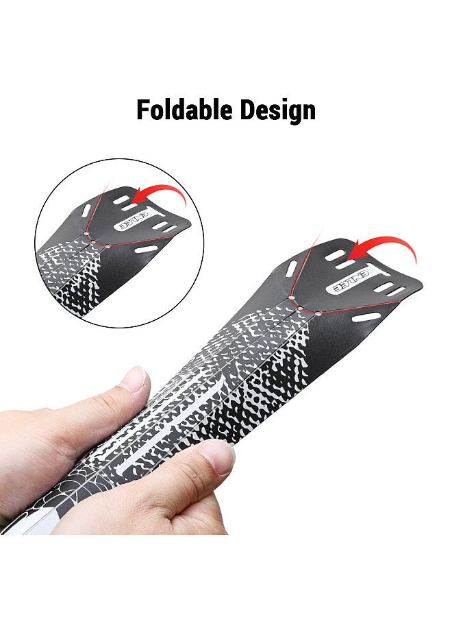 Foldable Bike Mud Guard Set Mountain Bike Front Rear Quick Release Cycling Wings