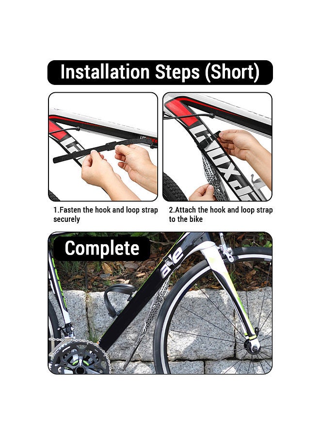 Foldable Bike Mud Guard Set Mountain Bike Front Rear Quick Release Cycling Wings