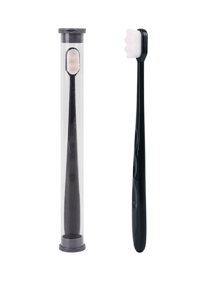 Micro Nano 10000+ Floss Bristle Toothbrush White/Black