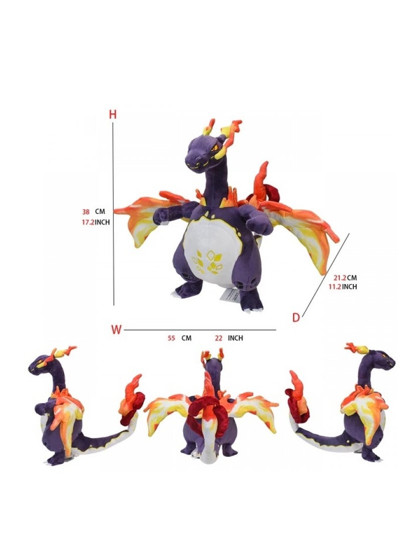 1-Piece Pocket Monsters Figure Charizard Plush Toys 38cm