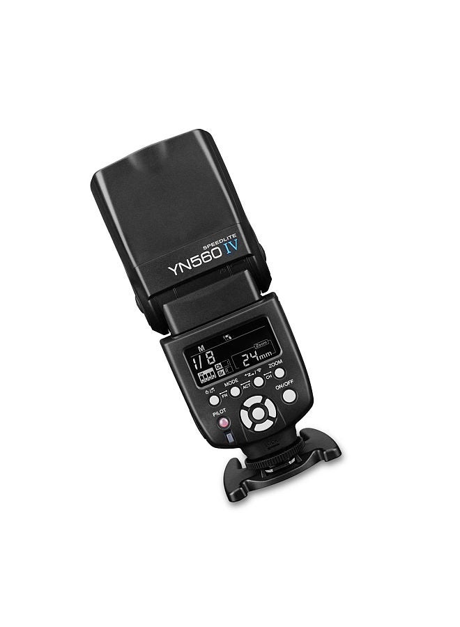 YN560 IV Universal 2.4G Wireless Speedlite Flash On-camera Master Slave Speedlight GN58 High Speed Recycling Replacement for Canon Nikon Sony DSLR Camera