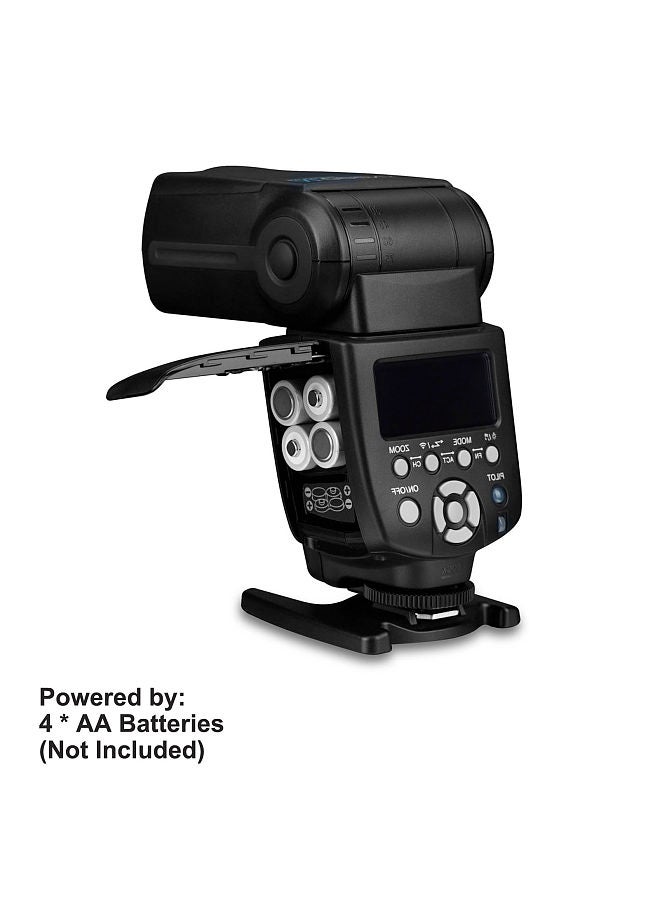 YN560 IV Universal 2.4G Wireless Speedlite Flash On-camera Master Slave Speedlight GN58 High Speed Recycling Replacement for Canon Nikon Sony DSLR Camera