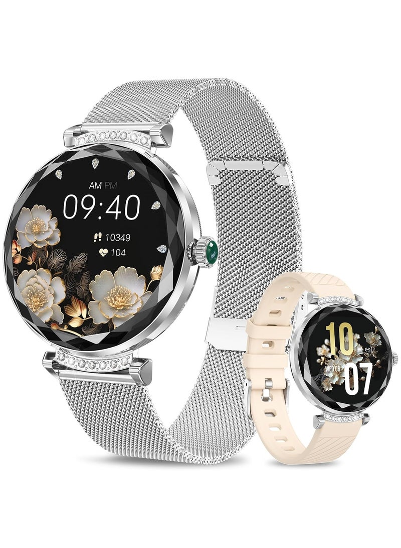 Silver Women's Smartwatch: 1.19