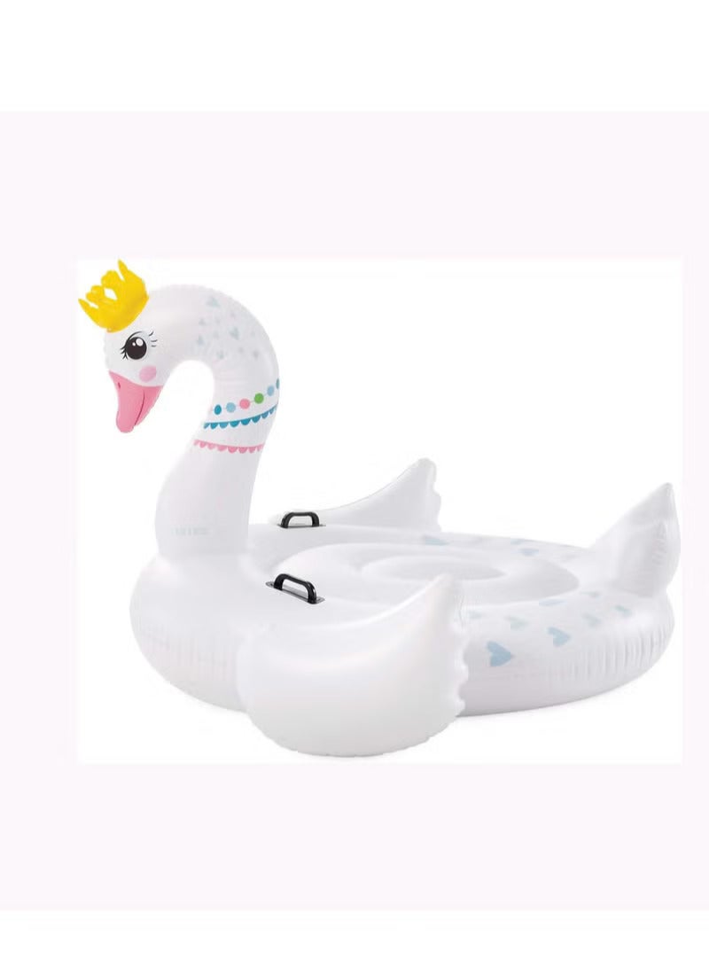 MAJESTIC SWAN RIDE-ON AGES 3+ 1.42m x 1.37m x 99cm