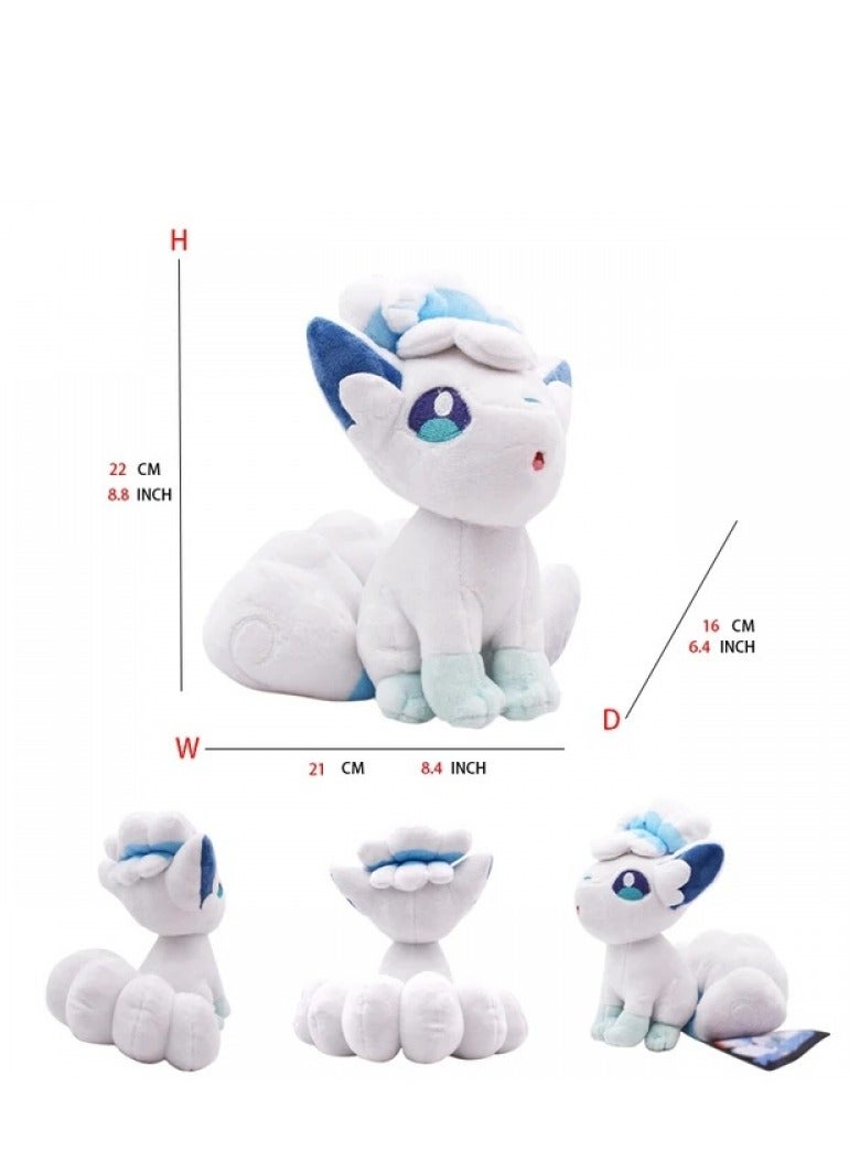 1-Piece Pocket Monsters Figure Vulpix Plush Toys 22cm