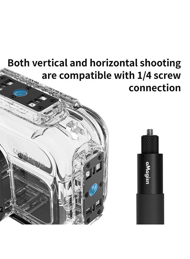 Sports Camera Waterproof Case Dive Case Underwater 60M Protective Case Diving Housing Photography Accessory Replacement for Insta360 Ace Pro