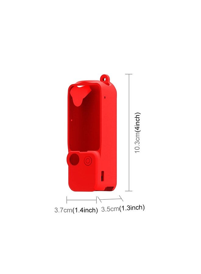 PU894 Camera Protector Case Silicone Cover Camera Case Anti-Scratch Compatible with DJI OSMO Pocket 3