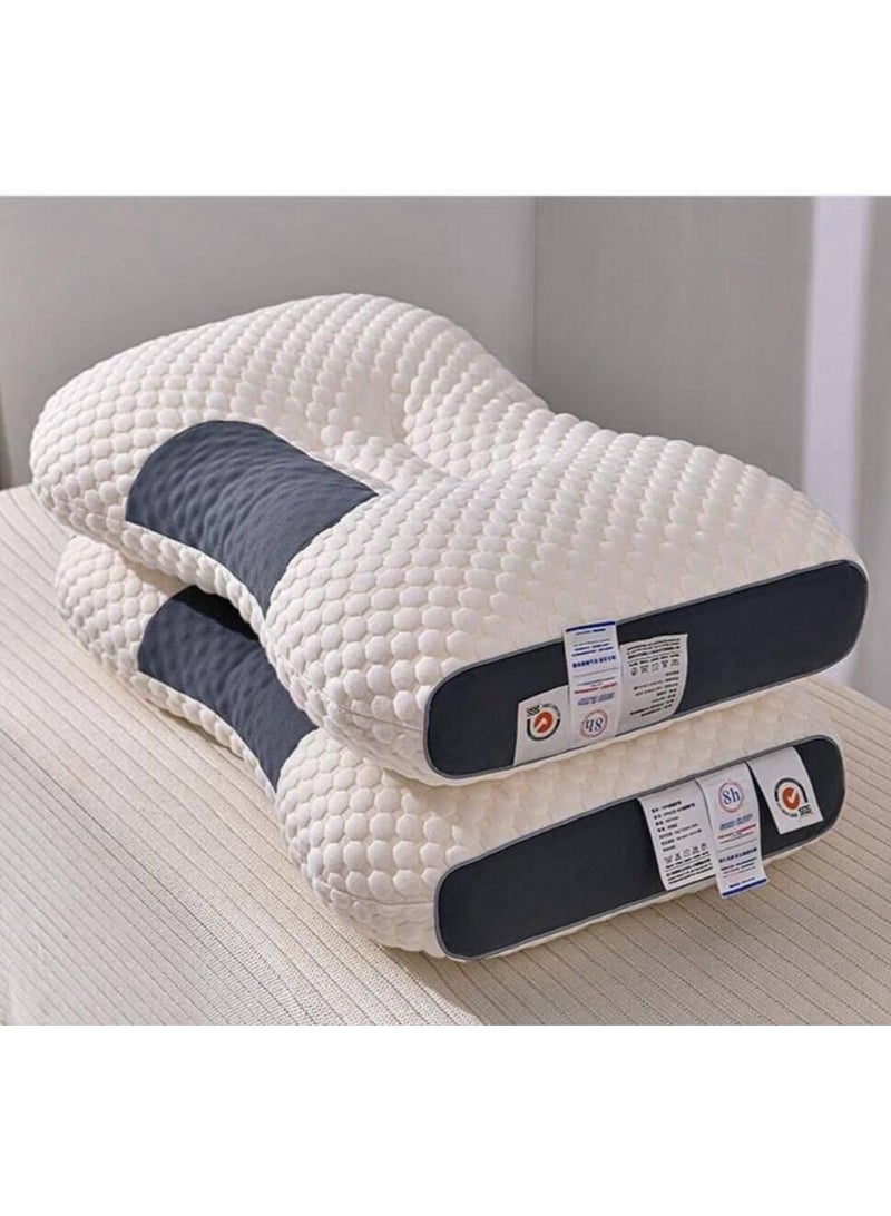 Super Ergonomic Orthopedic Neck Pillow Slow Rebound Memory Foam Sleeping Cushion Bedroom Pain Relief Neck Protection