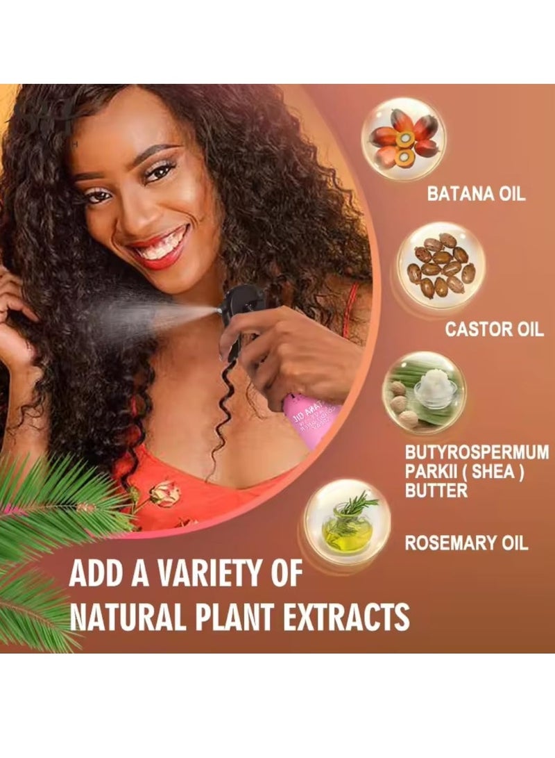 100ml Batana Oil Leave in Conditioner Spray Natural 100% Raw Batana Oil Hair Leave in Conditioner Detangles Reduce Frizz Hair Deeply Moisturize and Strengthen Hair Leave in Conditioner