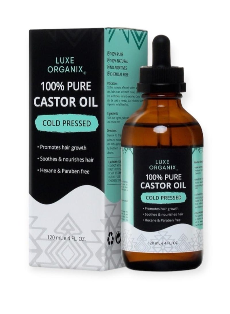 100% Pure Castrol oil cold pressed 120ml