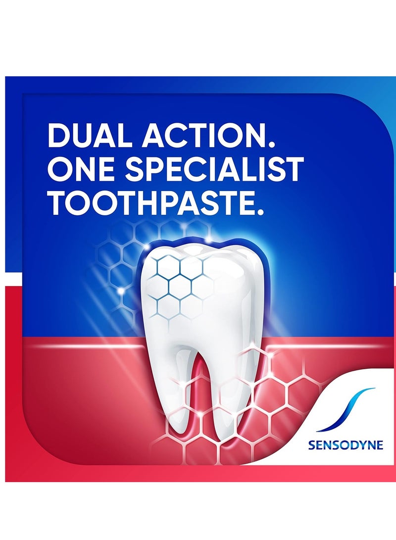 Sensodyne Sensitivity & Gum Whitening Toothpaste, Toothpaste for Sensitive Teeth & Gum Problems, 3.4 Ounces