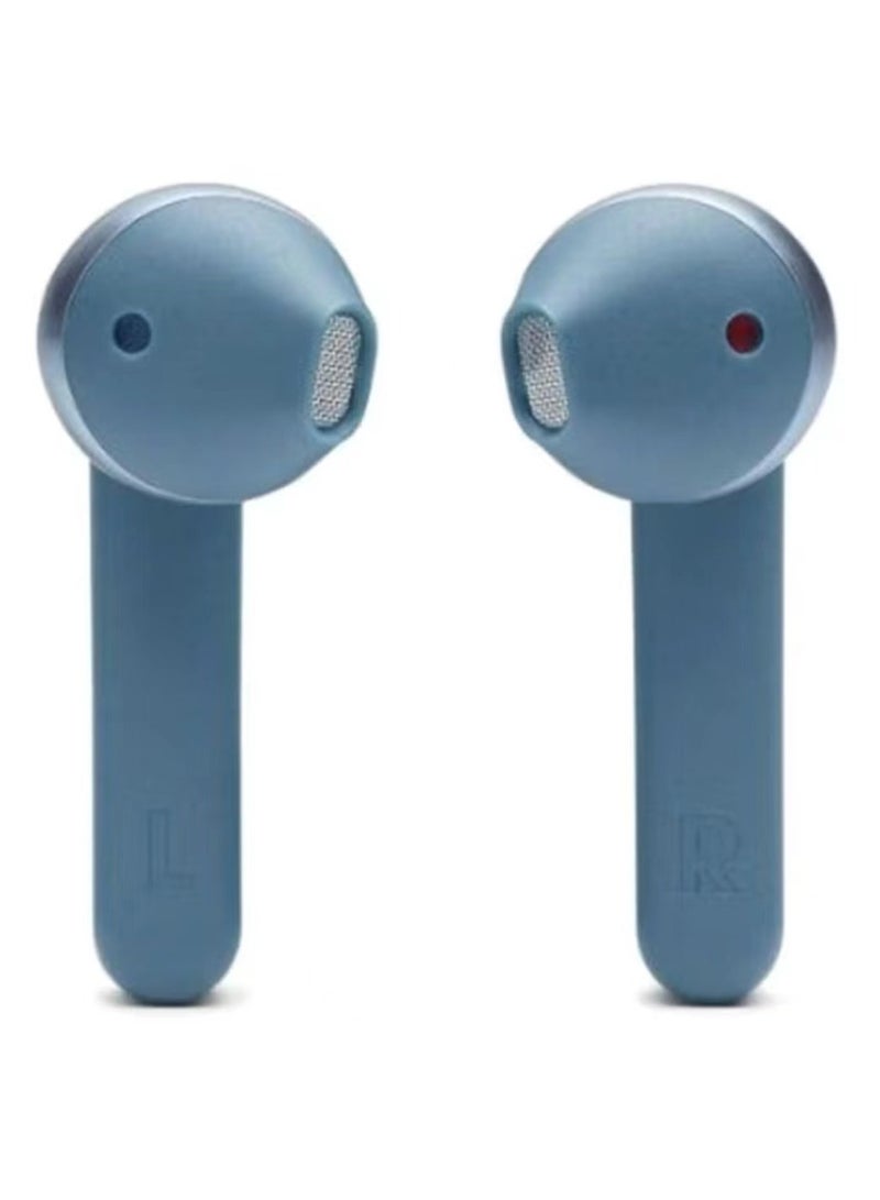 Headphones Tune220 Earphones True Wireless Bluetooth in-ear Earbuds with Charging Case Blue