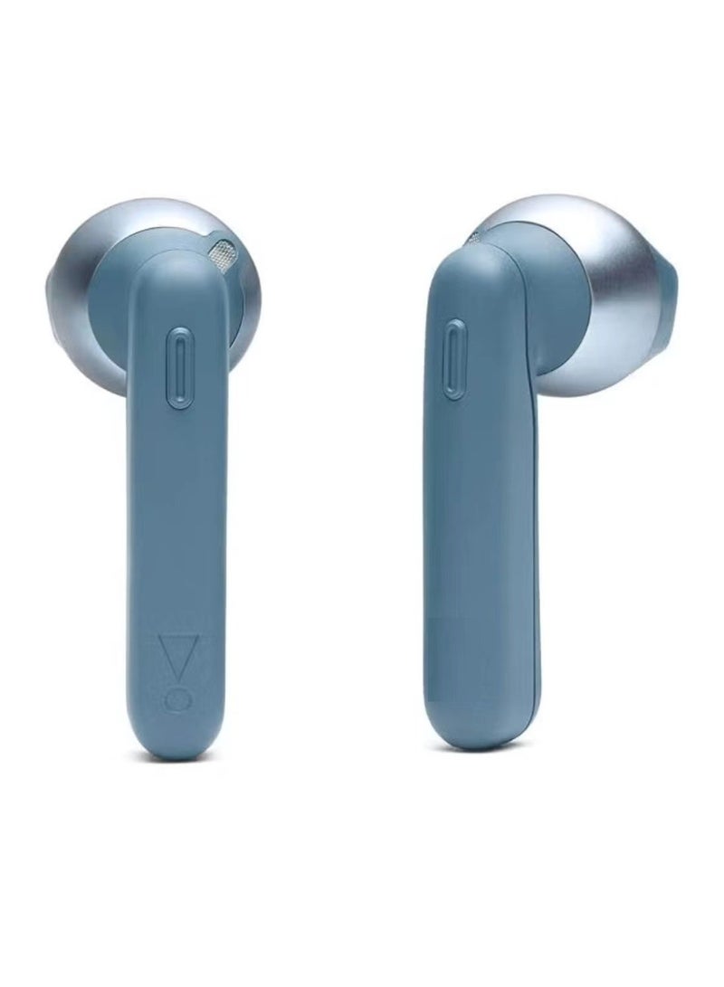 Headphones Tune220 Earphones True Wireless Bluetooth in-ear Earbuds with Charging Case Blue