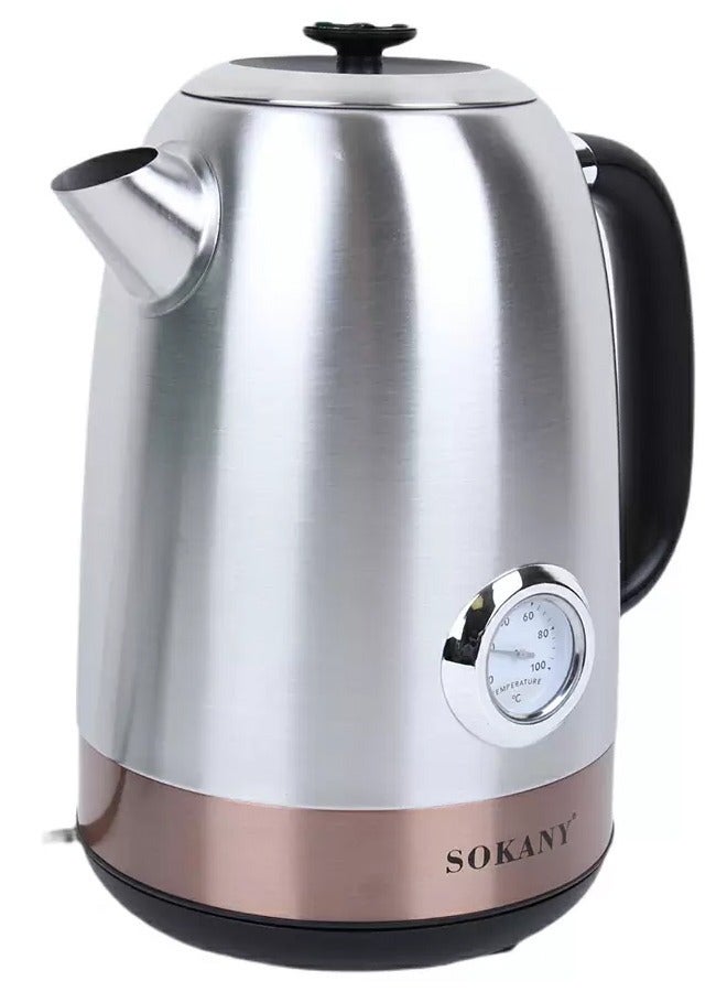 Electric Stainless Steel Kettle With Power Indicator Light And Boil Dry Protection