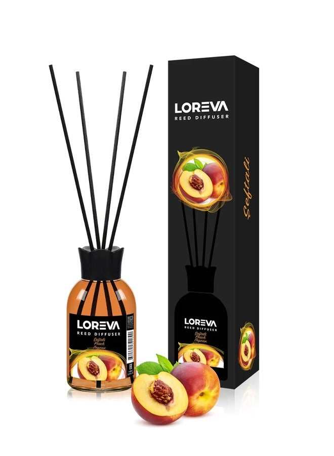Loreva Reed Diffuser Peach Fragrance Room Freshener 110ml