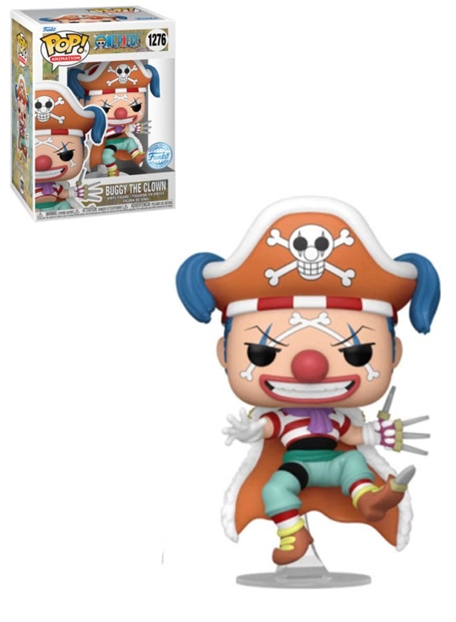 Funko Pop ONE PIECE Luffy Buggy The Clown #1276 Vinyl Figure Action Figure Toys Gifts for Children
