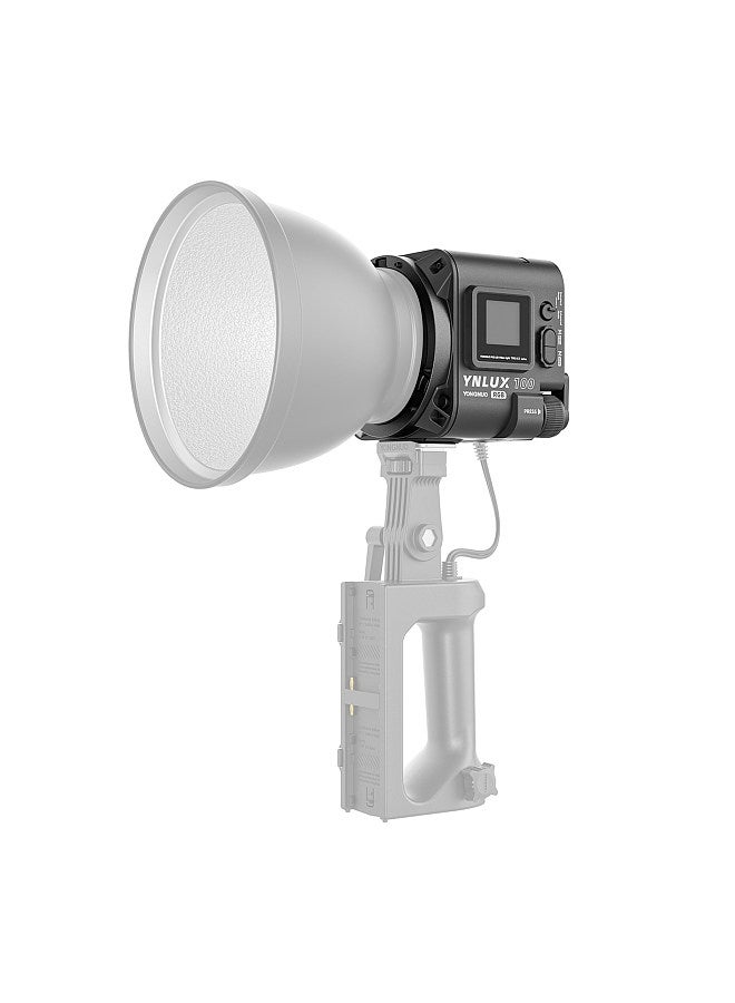 YNLUX100RGB 120W Bi-color Photography Light Full Color RGB Video Light 2000K-10000K Dimmable CRI≥96 with Standar Bowens Mount 30 Lighting Scene Effects 2.4G Wireless System
