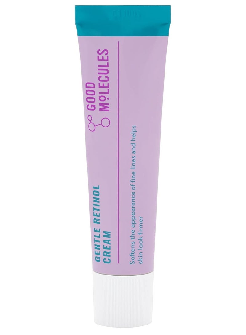 Good Molecules Gentle Retinol Cream - Night Cream with Retinol and Bakuchiol - Fine Lines, Hyperpigmentation - Anti-Aging Skincare for Face