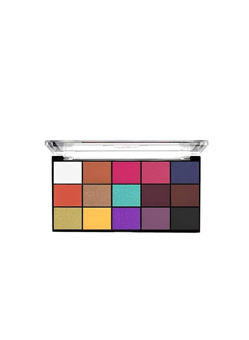 MARS Fantasy 15 Eyeshadow Palette  Highly Pigmented and Easy to Blend | Matte and Shimmer Shades  22.5g 03 Multicolor