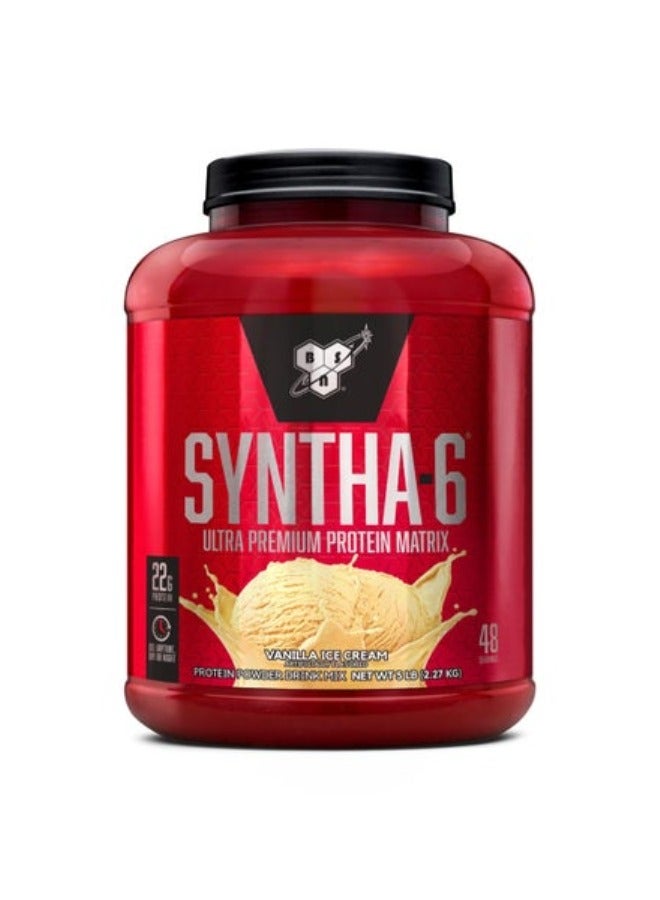 Syntha-6 Ultra Premium Protein Matrix Vanilla Ice Cream Flavor 5 Lb