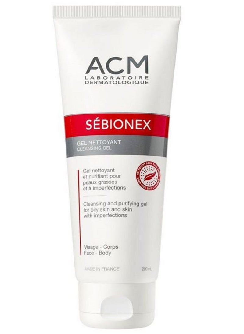 ACM Sebionex Cleansing Gel For Oily And Acne-Prone Skin 200ml