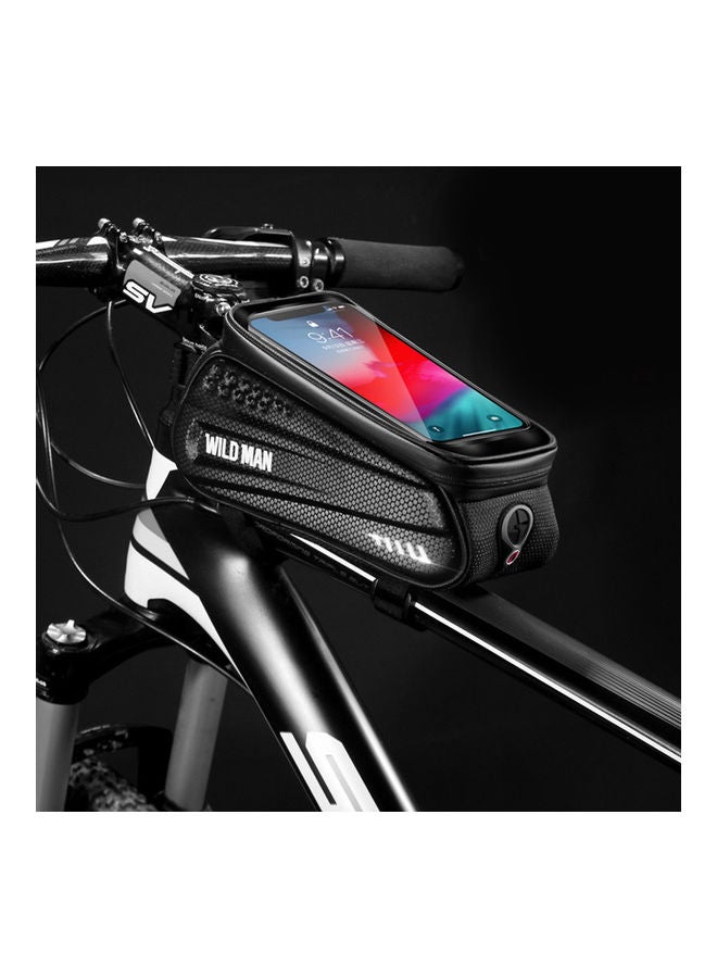 Bicycle Saddle Bag Hard Shell Rainproof Bike Front-axle Beam Bag Reflective MTB Bag Cycling Seatpost Bag Bike Accessories 25*25*25cm