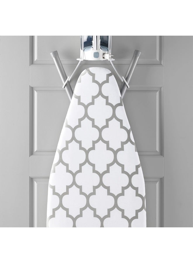 Deluxe Ironing Board Cover and Pad (Ironing board not included) - Medallion Grey