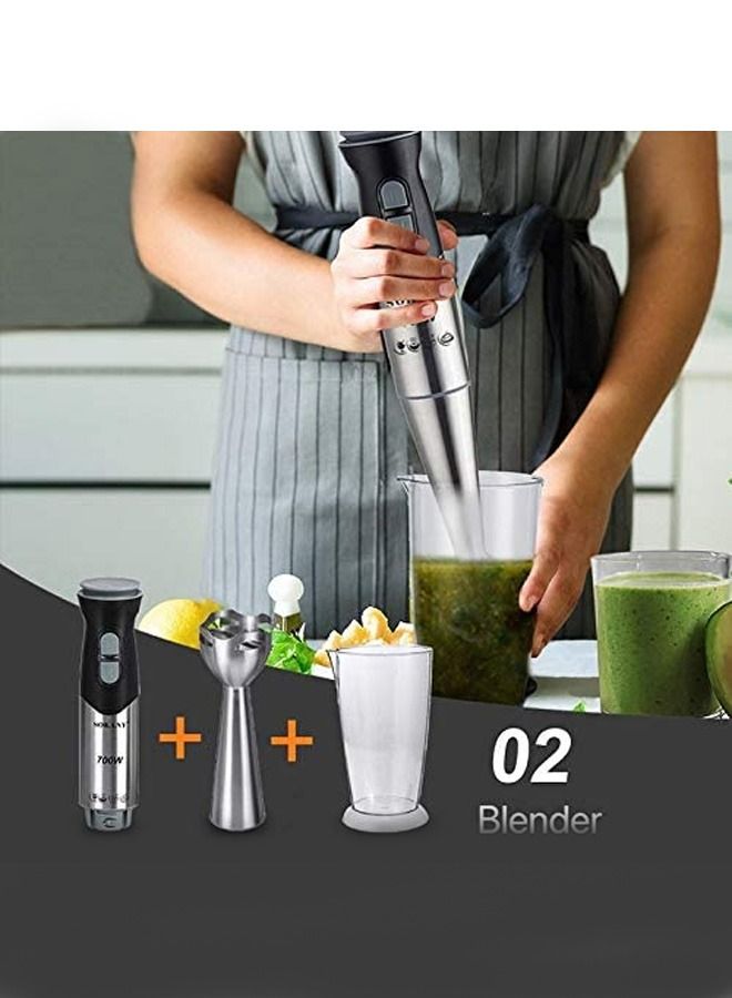 Sokany Electric Blender 2 Speed ​​Portable Stainless Steel Fruit Juice Vegetable Nut Smoothie Mixer Baby Food Hand Blender Kitchen