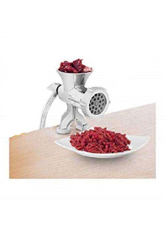 Manual Sausage Filler Manual Meat Grinder Disc Chopper with Sausage Filler Attachment and 2 Perforated Discs