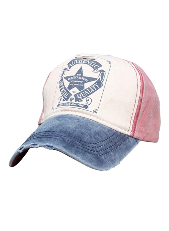 Star Letter Snapback Baseball Cap Blue/Red