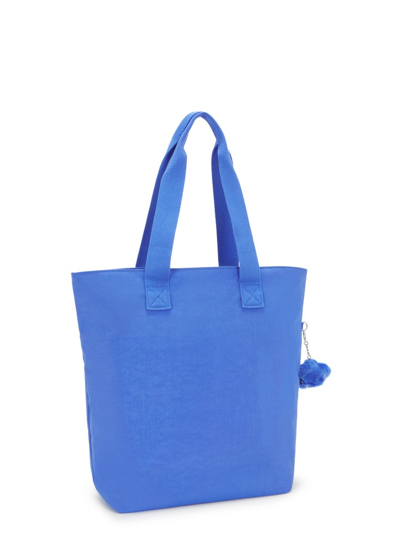 KIPLING-Hanifa-Large Tote With Laptop Compartment-Havana Blue