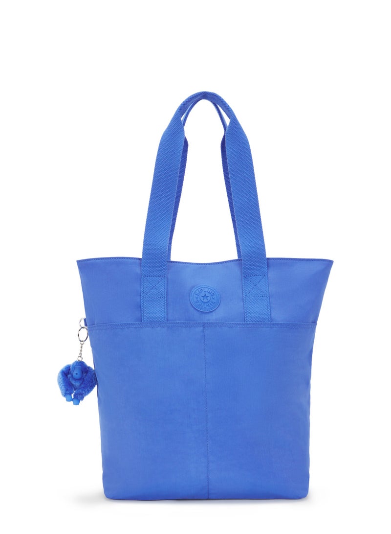 KIPLING-Hanifa-Large Tote With Laptop Compartment-Havana Blue