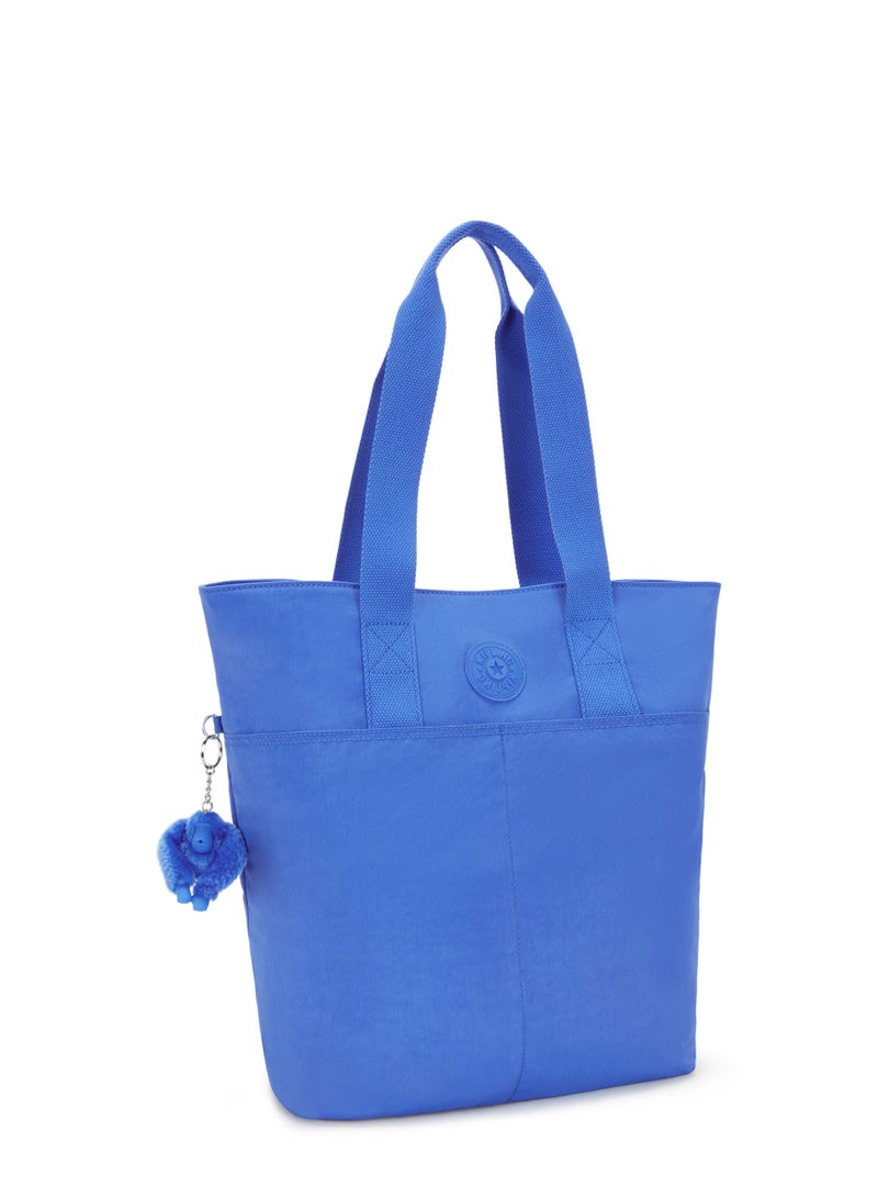 KIPLING-Hanifa-Large Tote With Laptop Compartment-Havana Blue