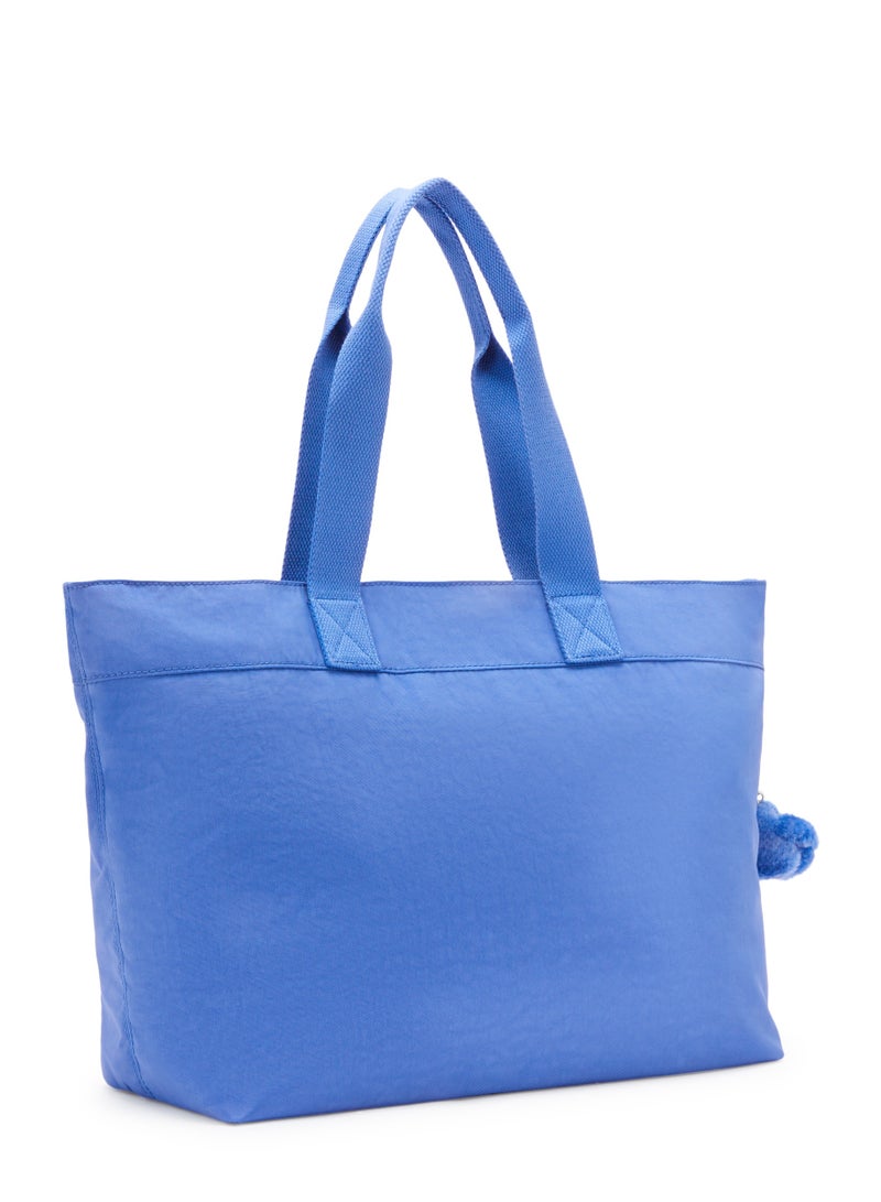 KIPLING-Colissa-Large Tote with Laptop Compartment-Havana Blue