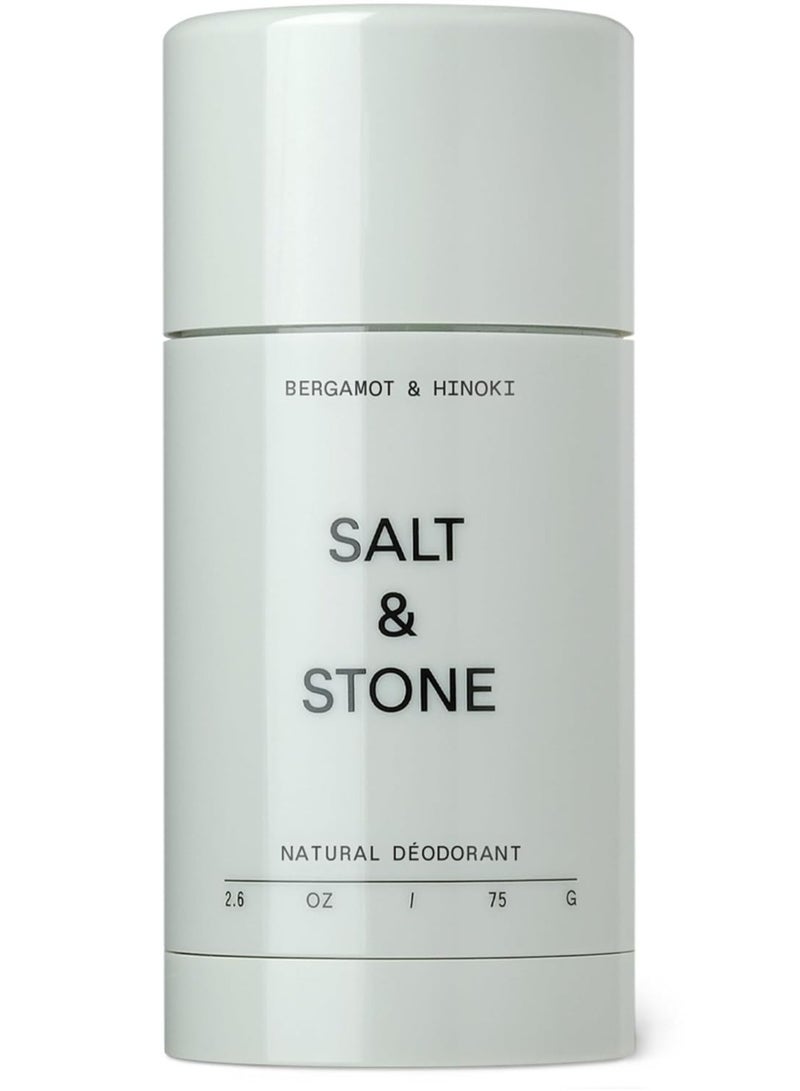Salt & Stone Bergamot & Hinoki Extra Strength Aluminum Free Deodorant 75g
