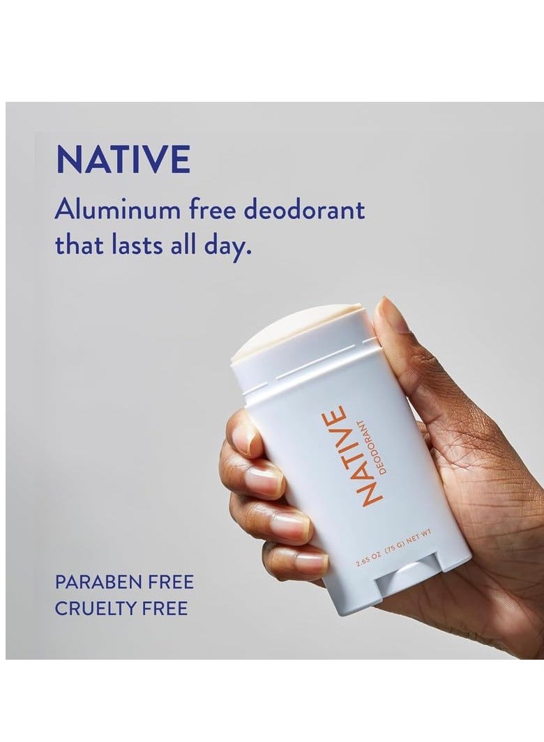 Native Deodorant Contains Naturally Derived Ingredients, 72 Hour Odor Control | Deodorant for Women and Men, Aluminum Free with Baking Soda, Coconut Oil and Shea Butter | Citrus & Herbal Musk