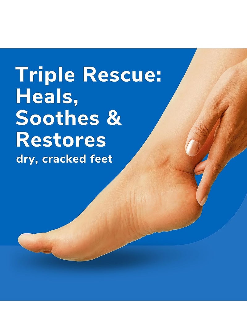 Dr. Scholl's Dry, Cracked Foot Repair Ultra-Hydrating Foot Cream Moisturizer, 3.5 oz, Skin Care Foot Lotion with 25% Urea for Dry Cracked Feet, Heals and Moisturizes for Healthy Feet