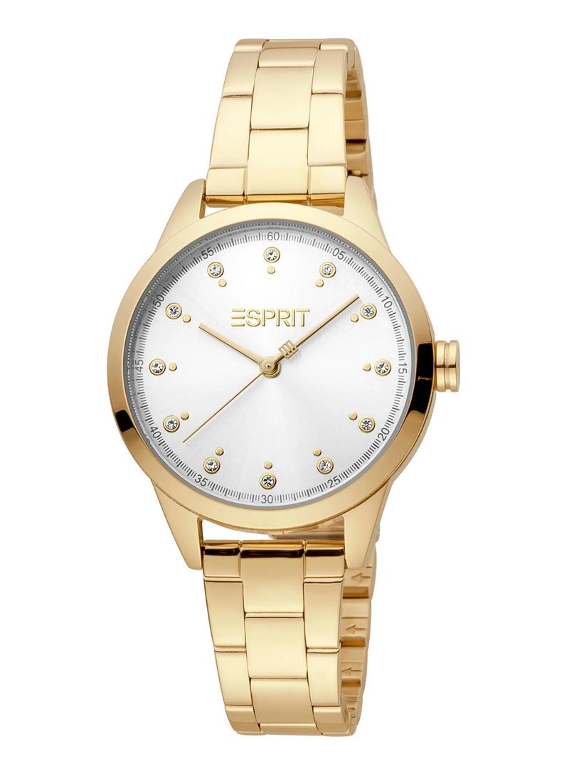 Esprit Stainless Steel Analog Women's Watch With Stainless Steel Gold ES1L259M1025