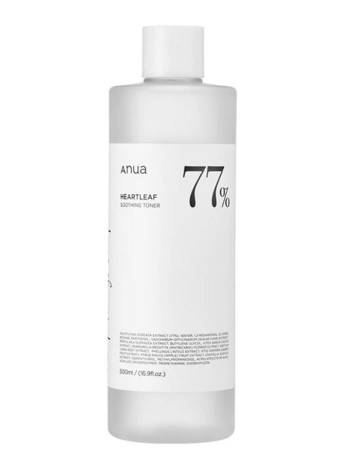 Heartleaf 77% Soothing Toner 500ml