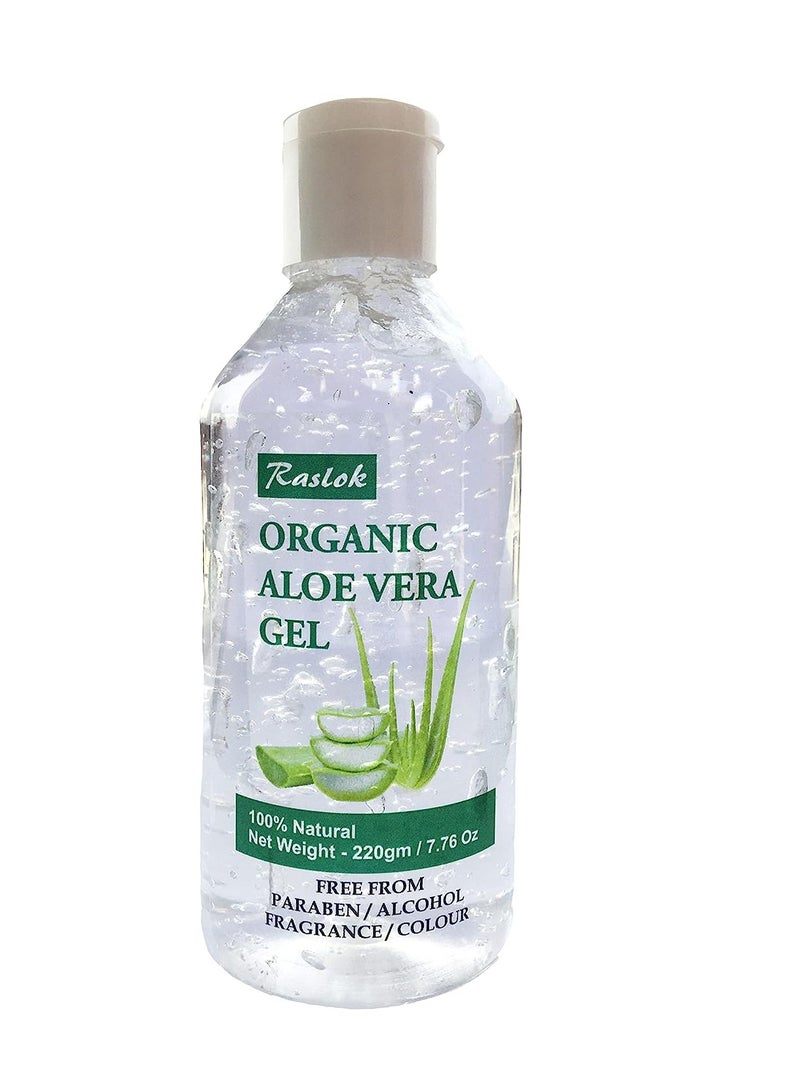 Aloe Vera Gel | 100% Pure Natural Aloe Gel For Moisturizing Face Skin & Hair Care,Durable Moisturizing Hydrating Soothing, Non-Sticky (7.76 OZ)