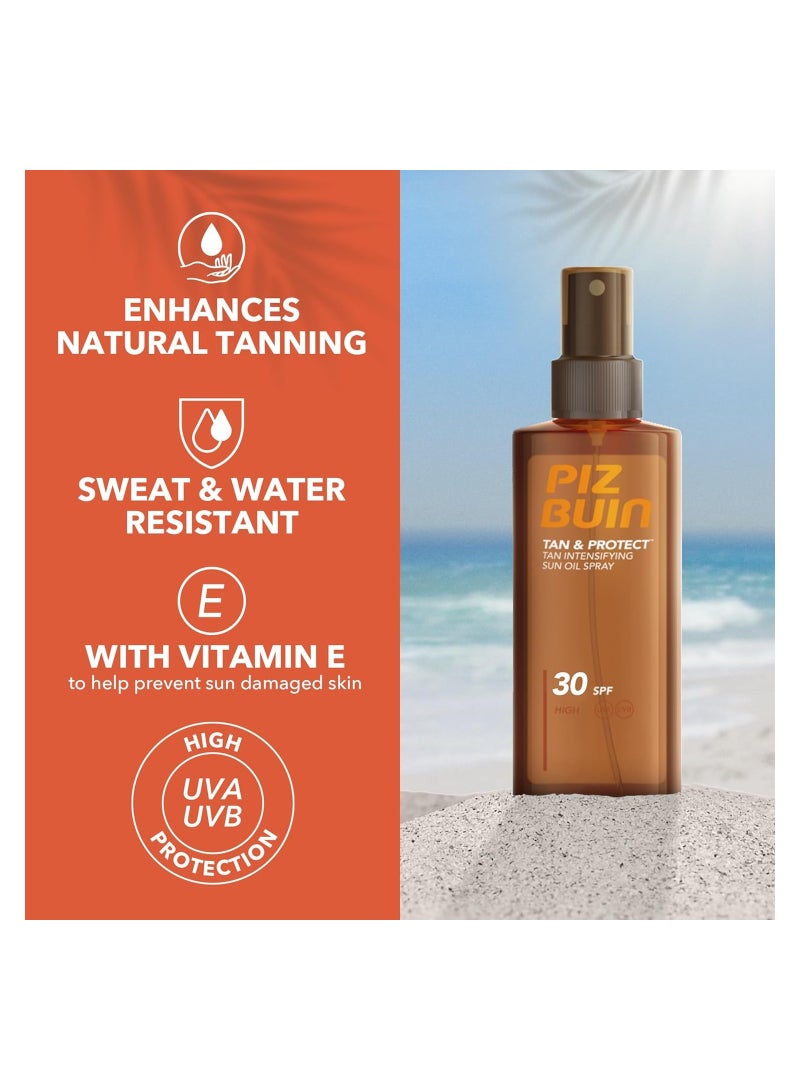 Piz Buin Tan and Protect Tan Accelerating Oil Spray SPF 30