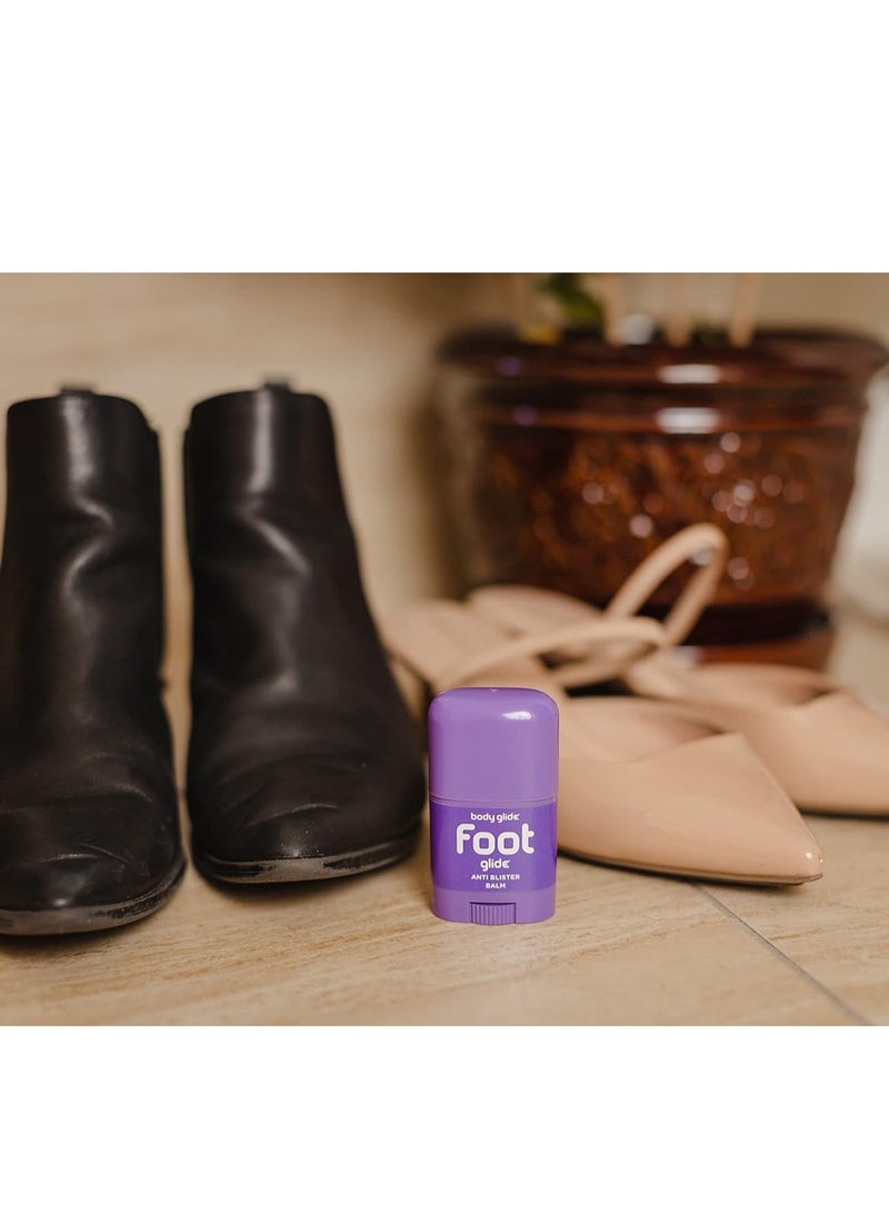 Body Glide Foot Glide Anti Blister Balm | blister prevention for heels, shoes, cleats, boots, socks, and sandals | Use on toes, heel, ankle, arch, sole and ball of foot | 0.8oz