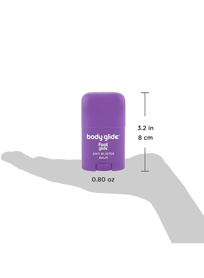 Body Glide Foot Glide Anti Blister Balm | blister prevention for heels, shoes, cleats, boots, socks, and sandals | Use on toes, heel, ankle, arch, sole and ball of foot | 0.8oz