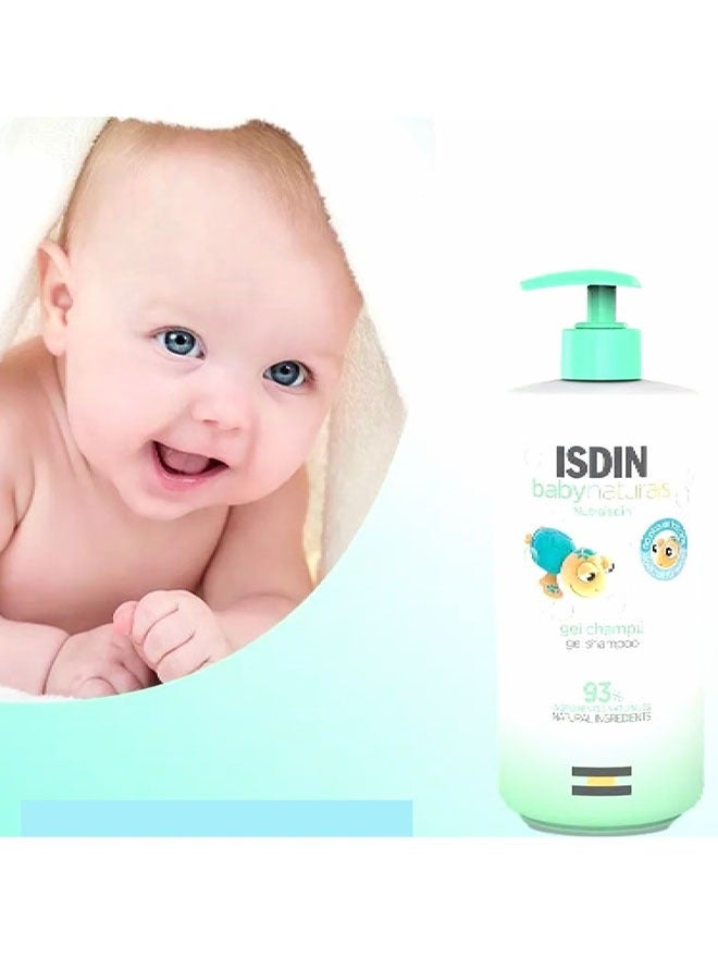 ISDIN BabyNaturals Gel Shampoo: Gentle Cleansing with 93% Natural Ingredients - 200ml