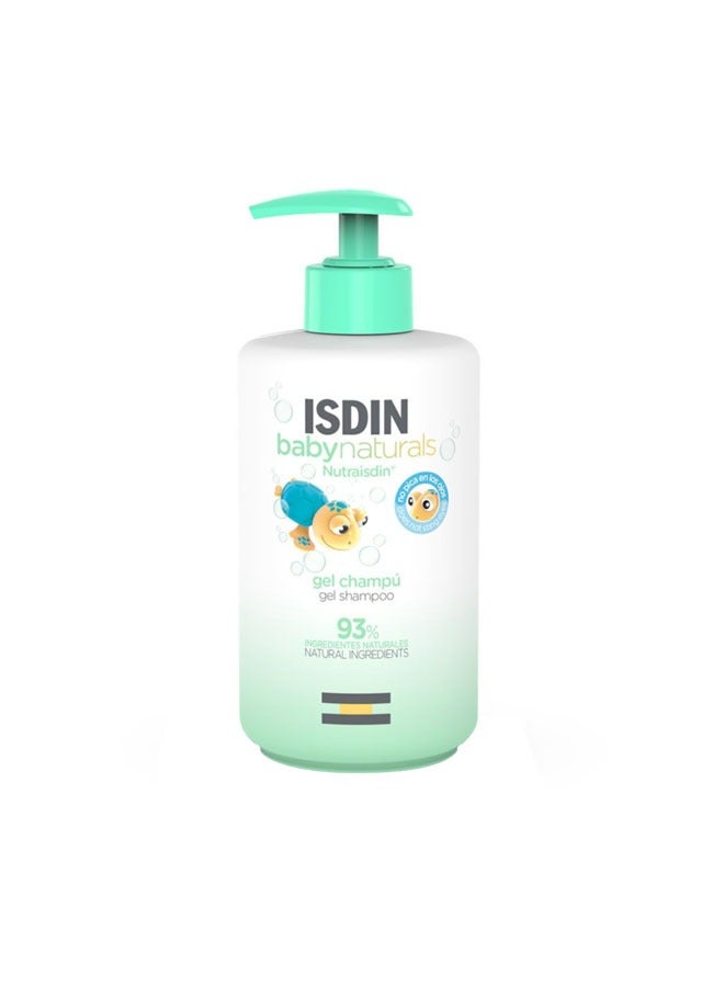 ISDIN BabyNaturals Gel Shampoo: Gentle Cleansing with 93% Natural Ingredients - 200ml