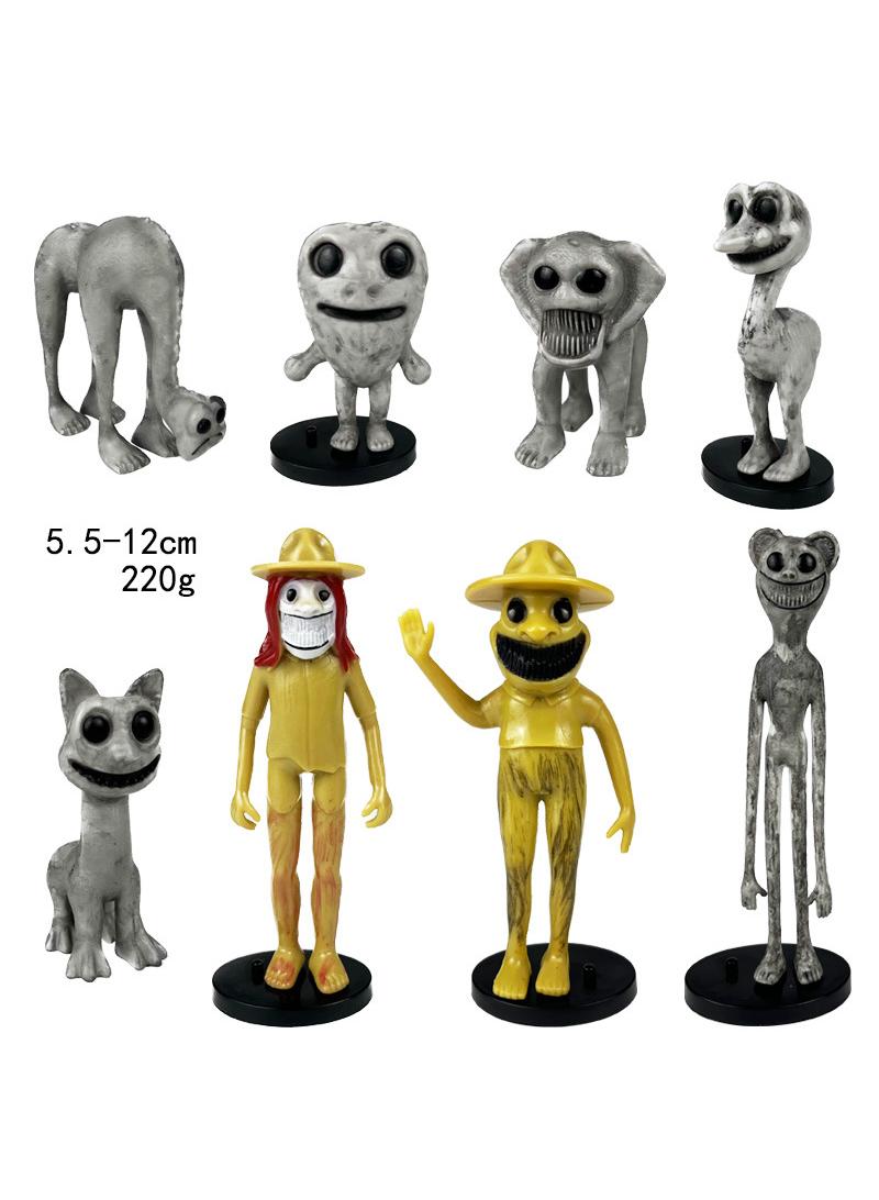 8 Pcs Zoonomaly Toys Set Ideas Toys Battle Horror Game Model Ideas Toys Gifts for Adult & Kids