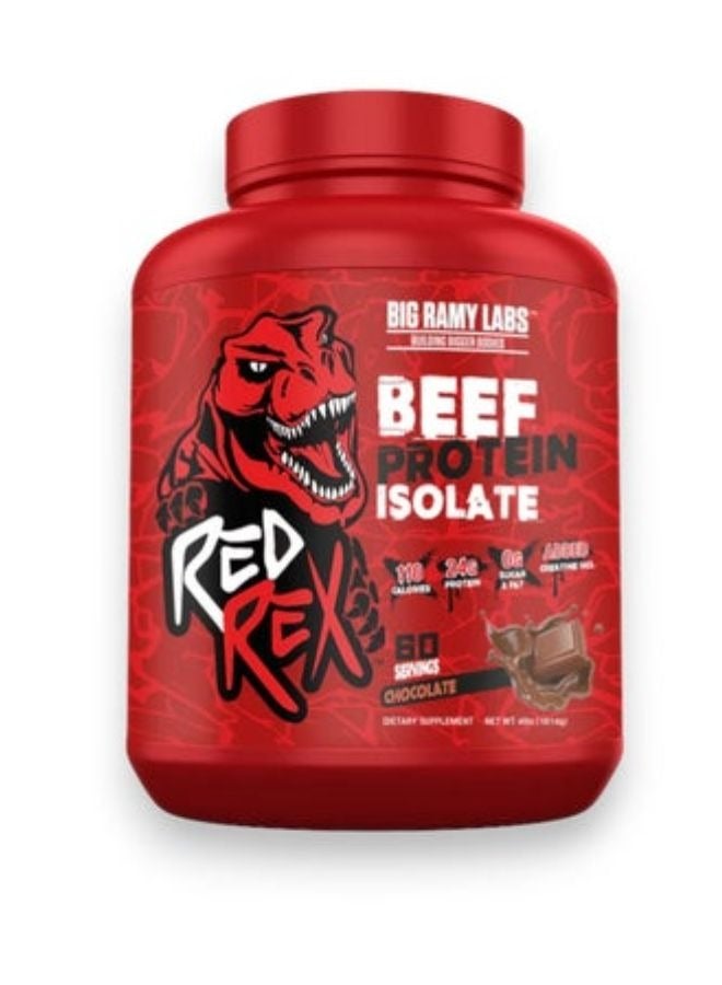 Red Rex Beef Protein Isolate, Chocolate Flavour, 4 Lbs