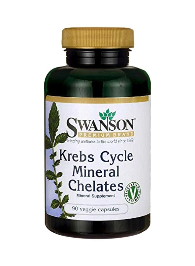 Krebs Cycle Mineral Chelates - 90 Veggie Capsules