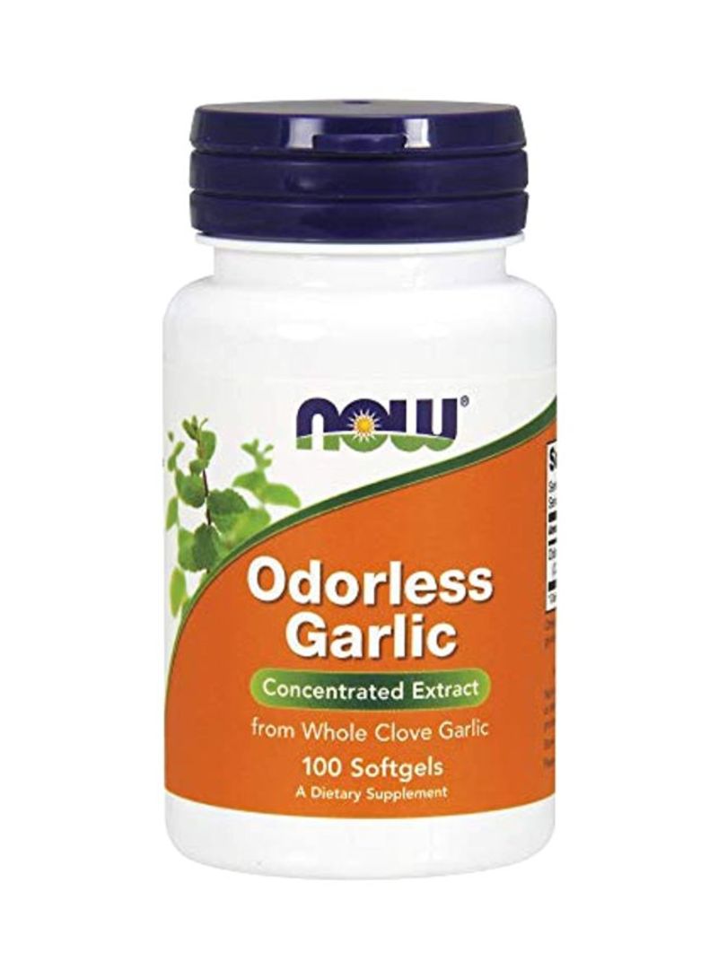 Odorless Garlic Concentrated Extract - 100 Softgels